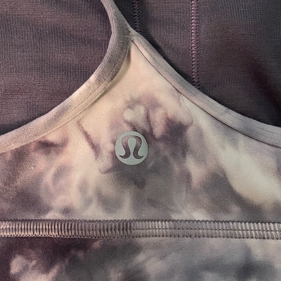 LULULEMON Diamond Dye Flow Y Bra Nulu Light Support B/C Cup - Picture 2 of 5